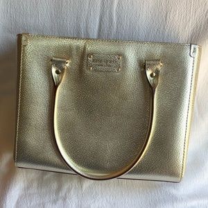 Gold leather Kate Spade Quinn
